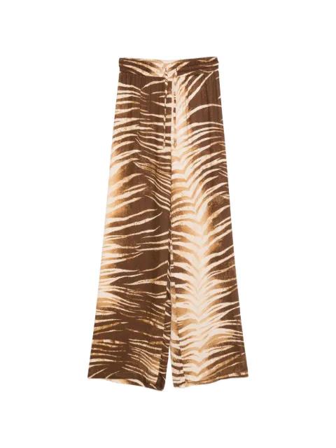 print-detail palazzo pants by JUST CAVALLI