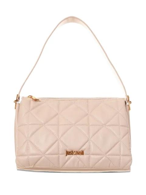 quilted logo-plaque shoulder bag by JUST CAVALLI