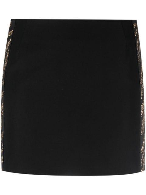 rhinestone-embellished miniskirt by JUST CAVALLI