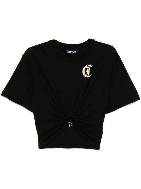 ring-detail T-shirt by JUST CAVALLI