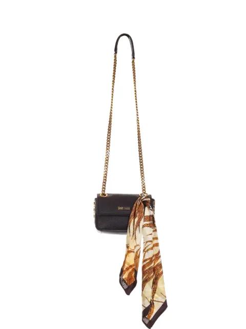 scarf-detail shoulder bag by JUST CAVALLI