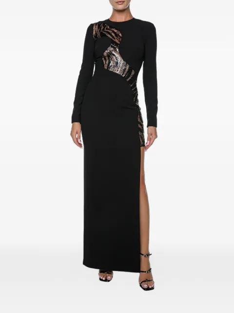sequin-embellished maxi dress by JUST CAVALLI