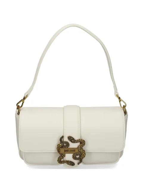 snake-buckle satchel by JUST CAVALLI