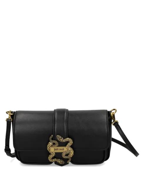 snake-buckle satchel by JUST CAVALLI