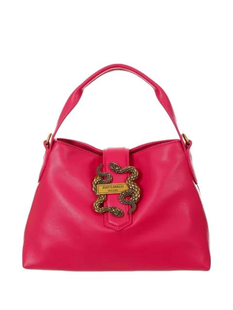 snake-buckle tote bag by JUST CAVALLI