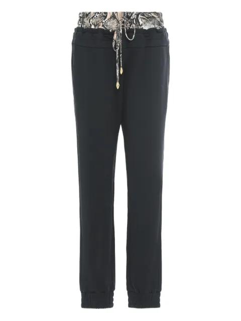 snakeskin-print track pants by JUST CAVALLI