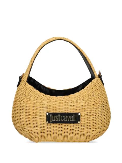 woven tote bag by JUST CAVALLI