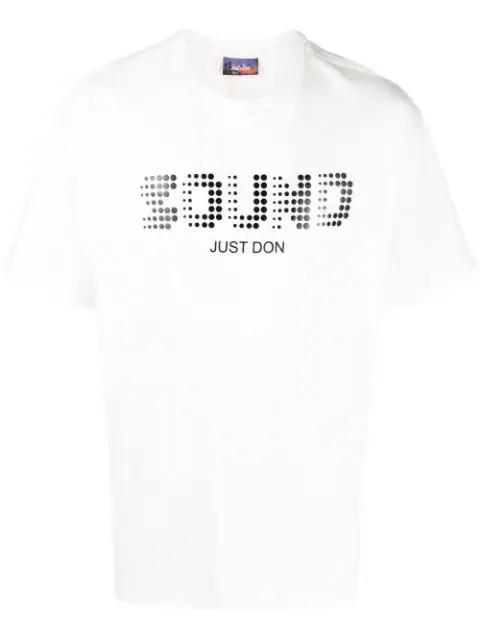 Sound-print short-sleeve T-shirt by JUST DON