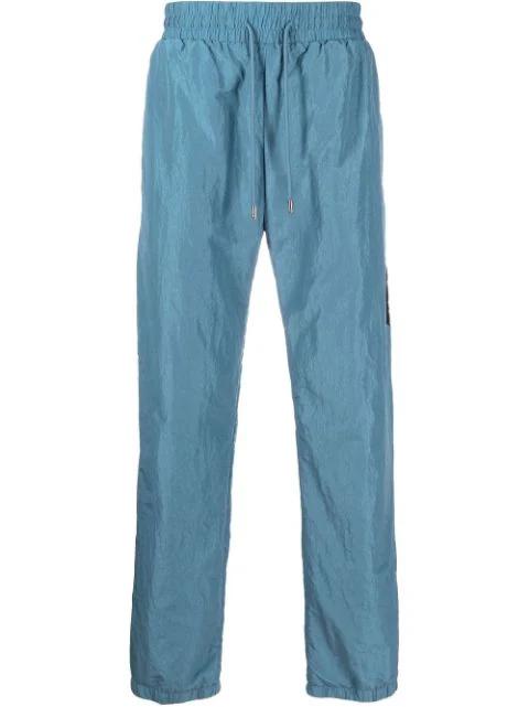embroidered-logo track pants by JUST DON