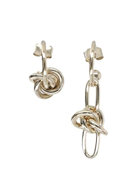 Daria asymmetric knotted earrings by JUSTINE CLENQUET