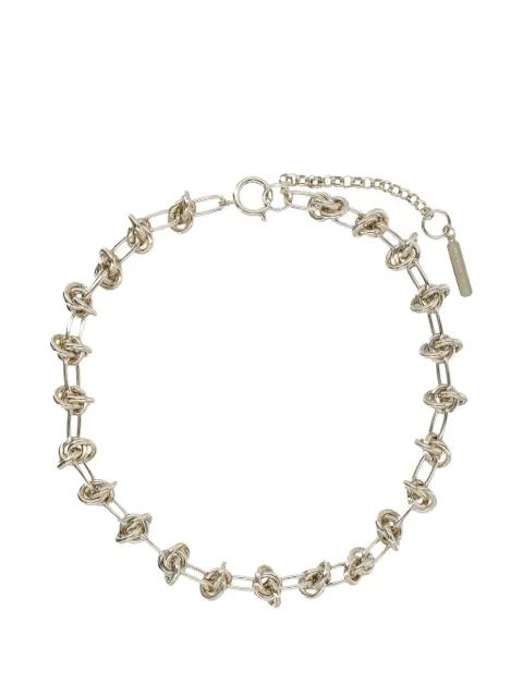 Daria knot-detail necklace by JUSTINE CLENQUET