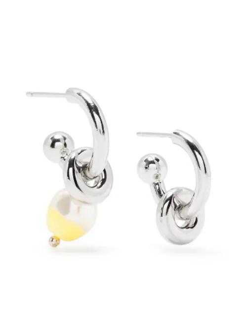 Ethan pearl earrings by JUSTINE CLENQUET