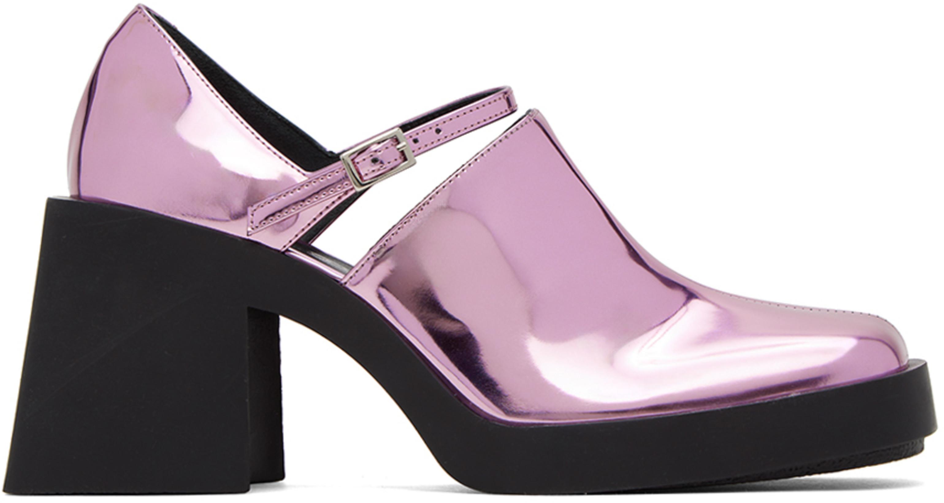 Pink Kim Mary Jane Heels by JUSTINE CLENQUET