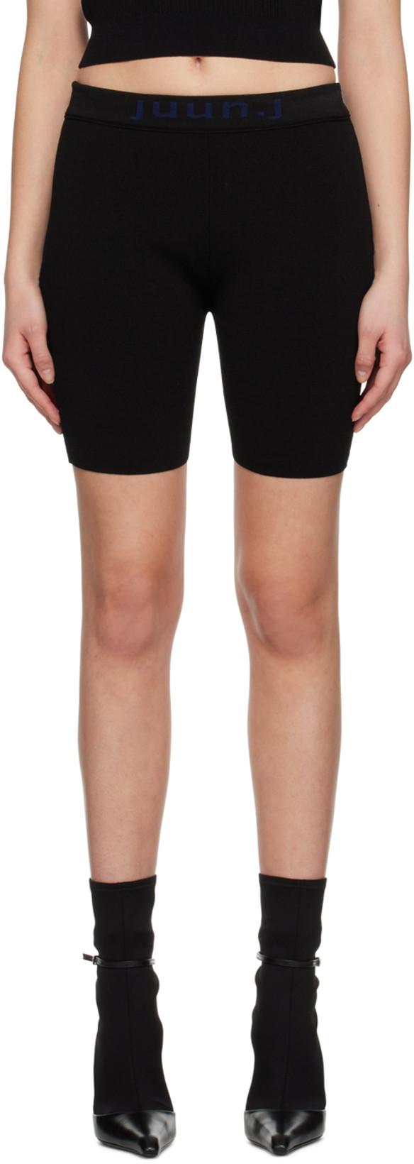 Black Bicycle Shorts by JUUN.J