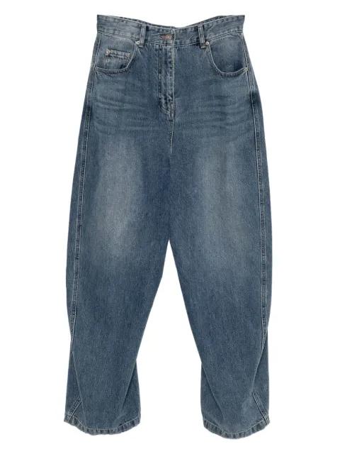 adjustable-strap wide-leg jeans by JUUN.J