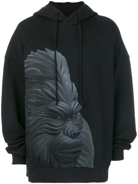 ape print hoodie by JUUN.J