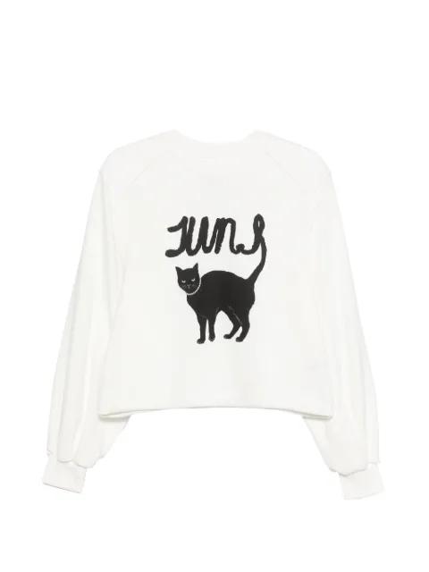 cat-print sweatshirt by JUUN.J