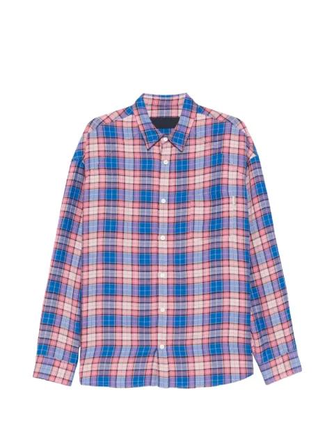 checked pocket shirt by JUUN.J