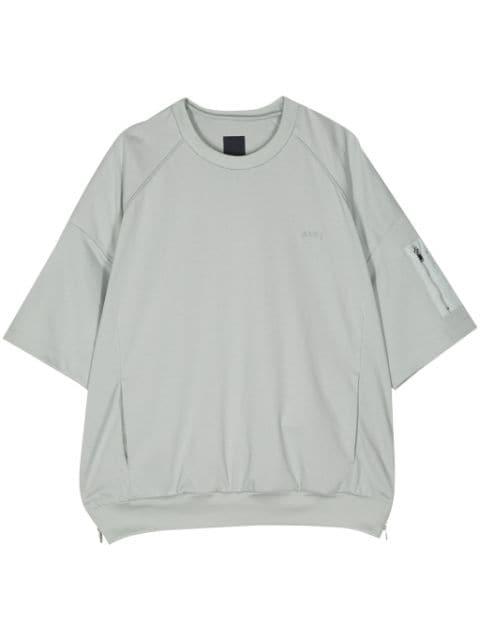 cotton zip-pocket T-shirt by JUUN.J