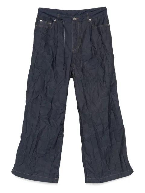 crease-effect trousers by JUUN.J
