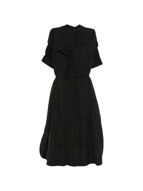 crinkled shirt dress by JUUN.J