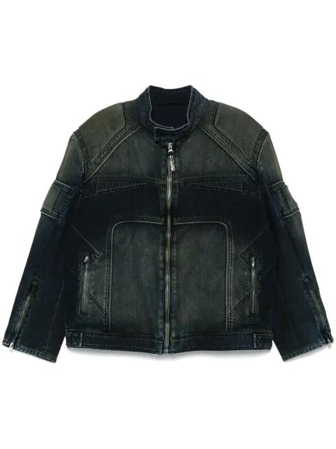 denim bomber jacket by JUUN.J