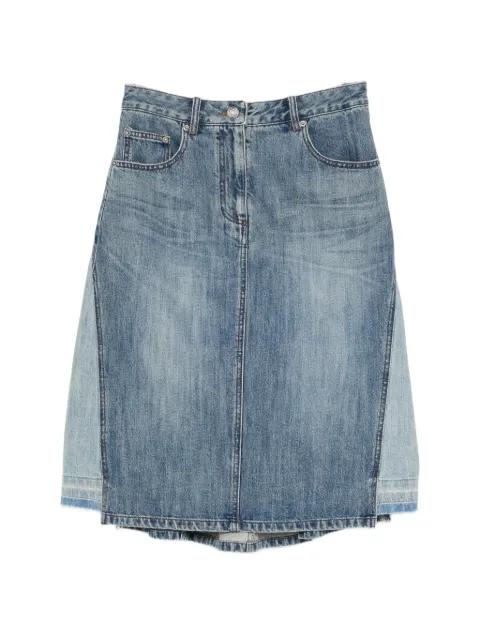 denim midi skirt by JUUN.J