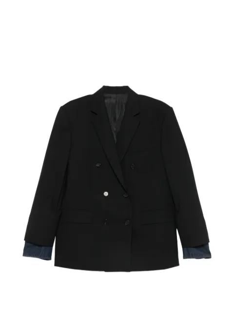 double-breasted buttoned blazer by JUUN.J