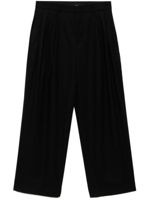 double-tuck trousers by JUUN.J