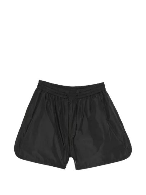 drawstring-waist curved-hem shorts by JUUN.J