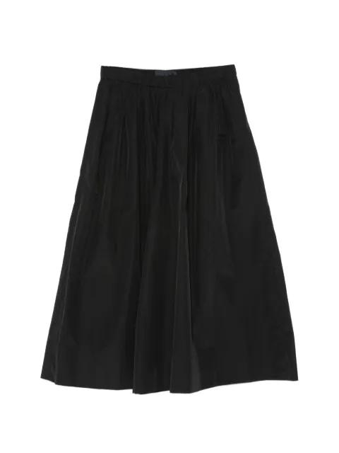 elasticated-waistband pleated palazzo pants by JUUN.J