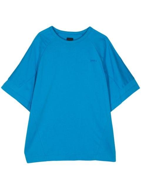 embroidered-logo cotton T-shirt by JUUN.J