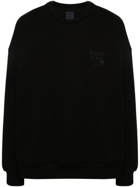 embroidered-logo sweatshirt by JUUN.J