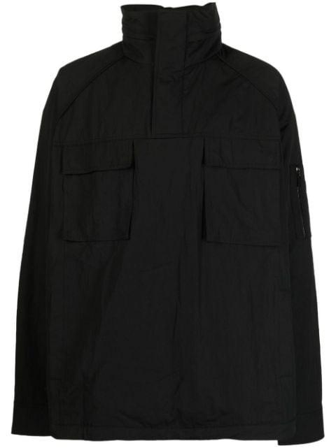 flap-pockets hoodied jacket by JUUN.J