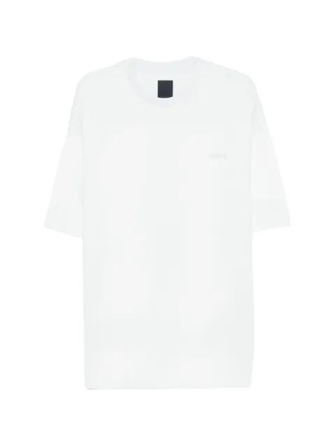 floral-print logo-embroidered T-shirt by JUUN.J
