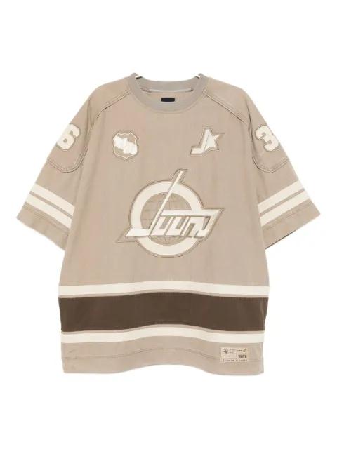 logo-embroidered T-shirt by JUUN.J