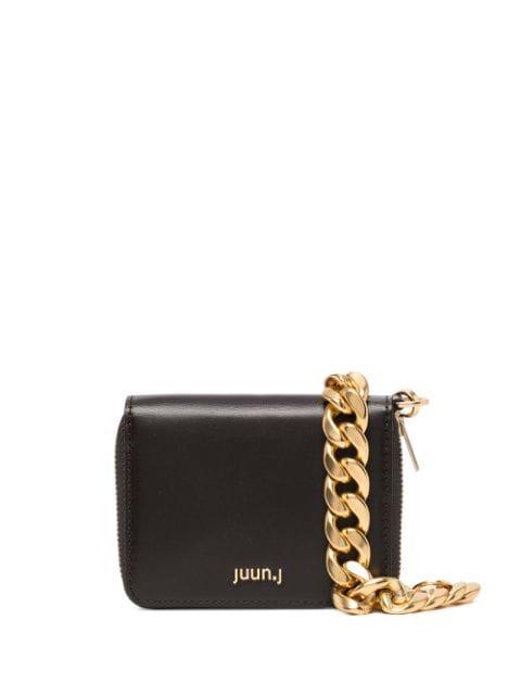 logo-plaque cable-link wallet by JUUN.J