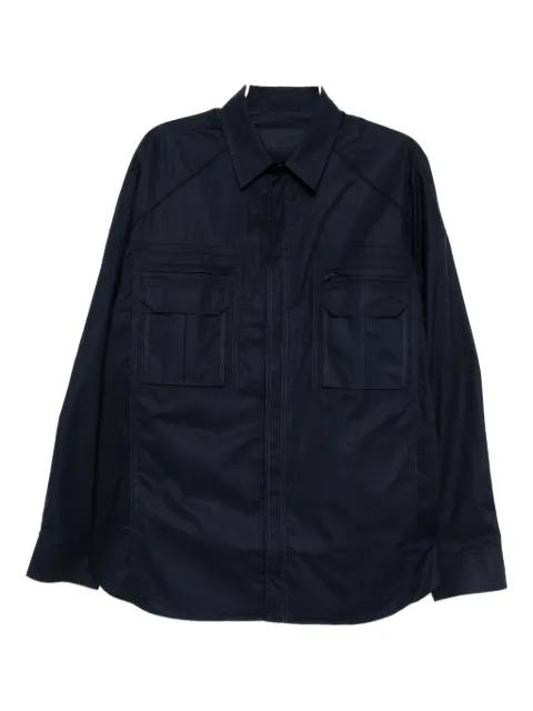 military zip-up shirt by JUUN.J