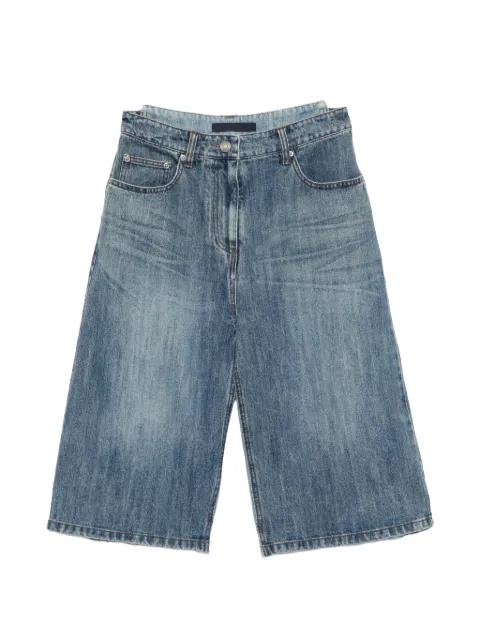 panelled denim shorts by JUUN.J
