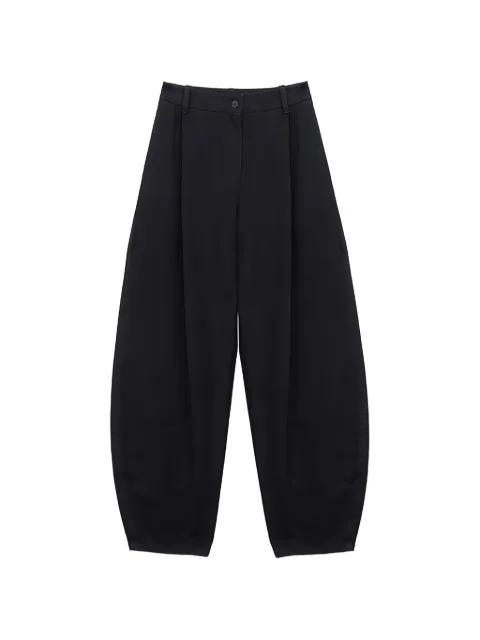 pleated balloon-leg trousers by JUUN.J