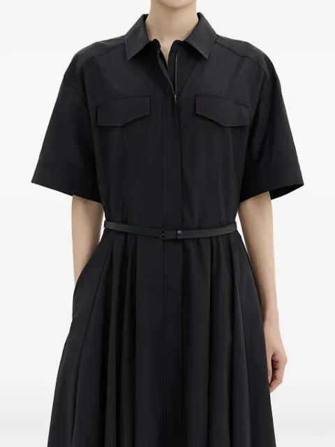 pleated shirt dress by JUUN.J