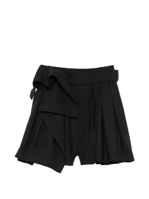 pocket pleated shorts by JUUN.J