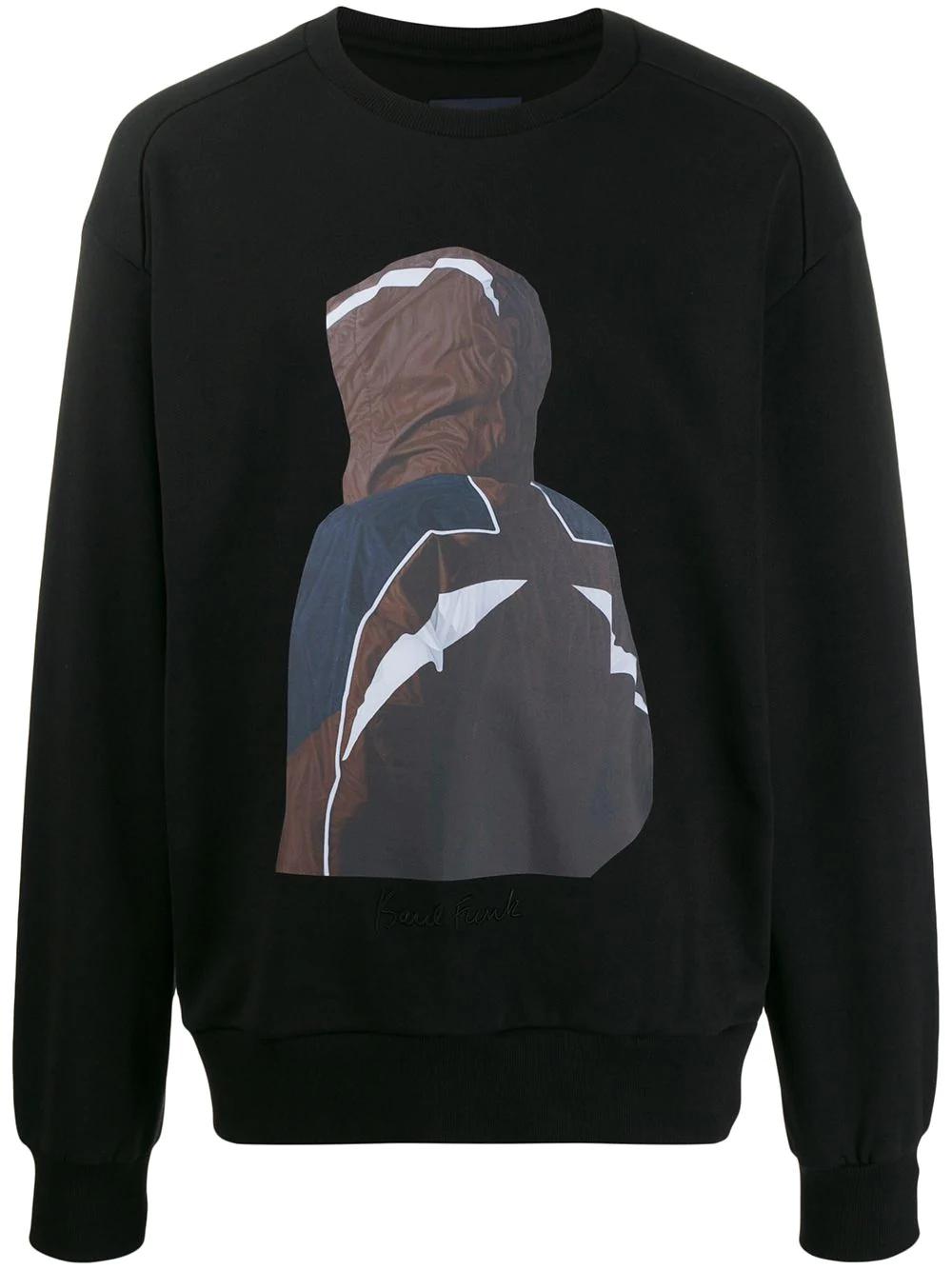 printed cotton sweater by JUUN.J