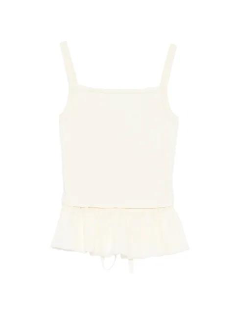 ruffled ribbed top by JUUN.J
