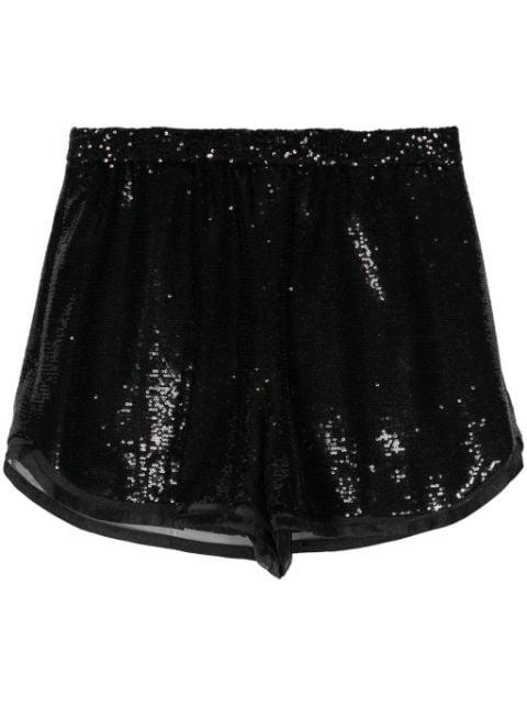 sequinned mini shorts by JUUN.J