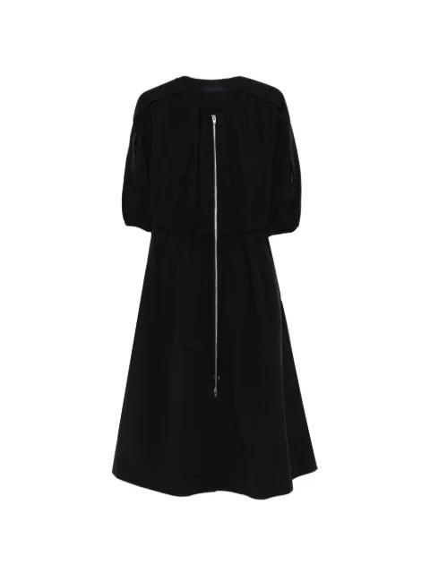 zip-fastening midi dress by JUUN.J