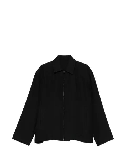 zip-up long-sleeve shirt jacket by JUUN.J