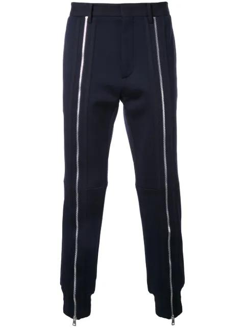 zipped detail trousers by JUUN.J