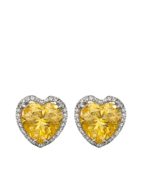 Radiant Heart earrings by JUWELINA PARIS