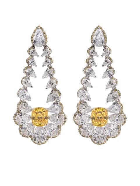 Yellow Picard earrings by JUWELINA PARIS